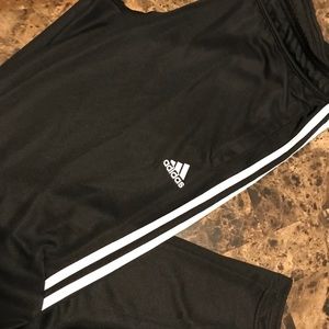 Unisex black Adidas warmups/ pants